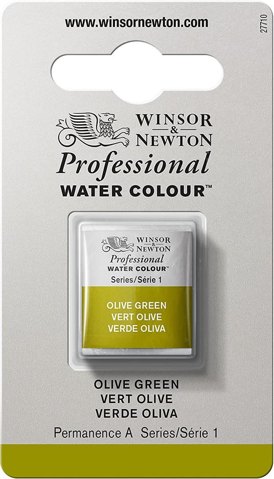 Winsor and Newton Artists Watercolour Winsor Green (Blue Shade) (1) Half Pan - 6