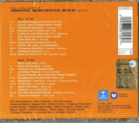 The Very Best of Bach - CD Audio di Johann Sebastian Bach - 2