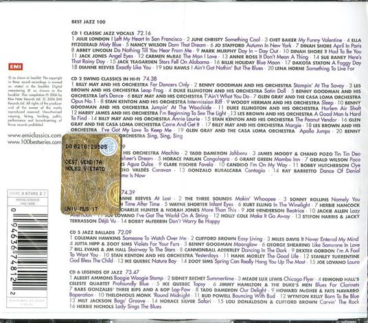 100 Best Jazz - CD Audio - 2