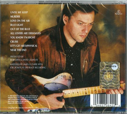 About Face - CD Audio di David Gilmour - 2