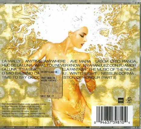 Classics. The Best of Sarah Brightman - CD Audio di Sarah Brightman - 2