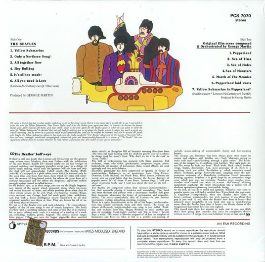 Yellow Submarine (180 gr.) - Vinile LP di Beatles - 2