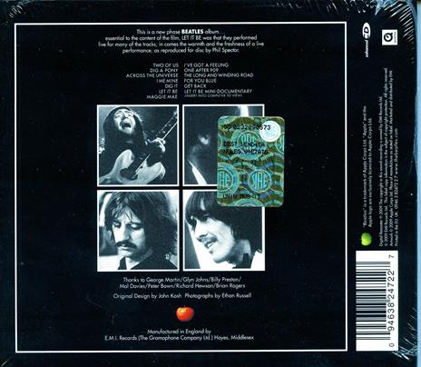 Let it Be (Remastered Digipack) - CD Audio di Beatles - 2
