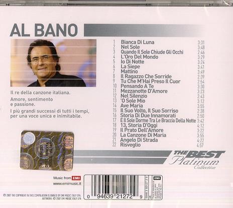 The Best of Platinum - CD Audio di Al Bano - 2