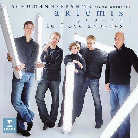 Quintetti con pianoforte - CD Audio di Johannes Brahms,Robert Schumann,Leif Ove Andsnes,Artemis Quartet
