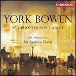 Sinfonie n.1, n.2 - CD Audio di Andrew Davis,BBC Philharmonic Orchestra,York Bowen