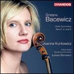 Concerti per violino n.2, n.4, n.5 - CD Audio di Polish National Radio Symphony Orchestra,Grazyna Bacewicz,Joanna Kurkowicz