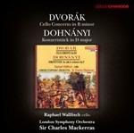 Musica per violoncello e orchestra - CD Audio di Antonin Dvorak,Erno Dohnanyi,Sir Charles Mackerras,London Symphony Orchestra