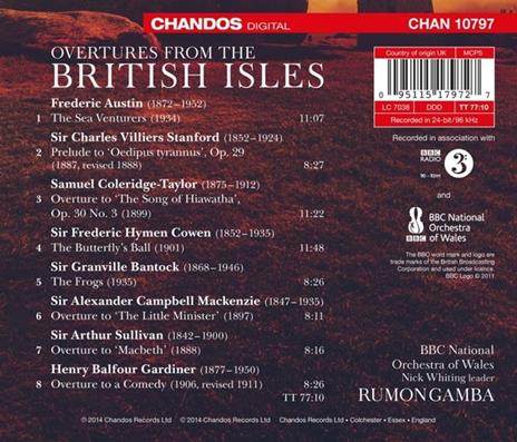 Overtures From The British Isles - CD Audio di BBC National Orchestra - 2