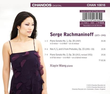 Sonate per Pianoforte N.1, N.2 - CD Audio di Sergei Rachmaninov - 2