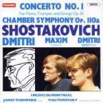 Concerto per violino n.1 - Sinfonia da camera - CD Audio di Dmitri Shostakovich