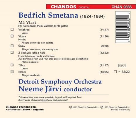Ma Vlast - CD Audio di Bedrich Smetana - 2