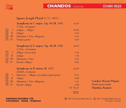 Sinfonie - CD Audio di Ignace Pleyel - 2