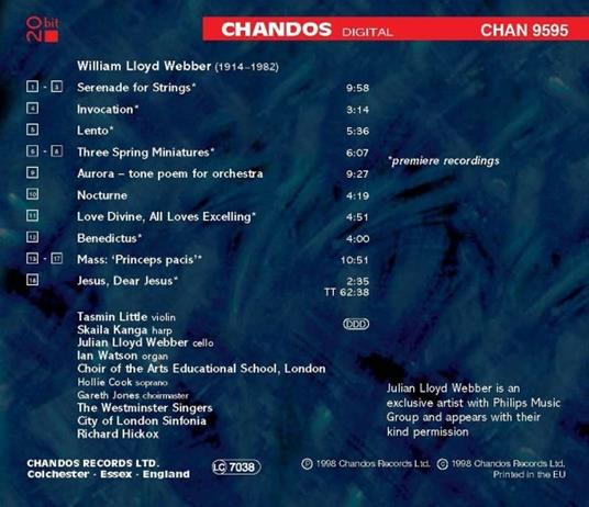 Invocation - CD Audio di William Lloyd Webber - 2