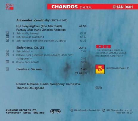 La Sirena - Sinfonietta op.23 - CD Audio di Alexander Von Zemlinsky - 2