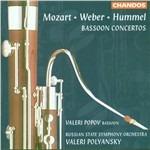 Concerti per fagotto - CD Audio di Wolfgang Amadeus Mozart,Carl Maria Von Weber,Johann Nepomuk Hummel