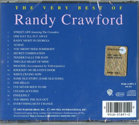 The Best of - CD Audio di Randy Crawford - 2