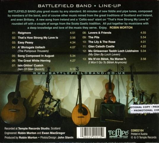 Line-Up - CD Audio di Battlefield Band - 2