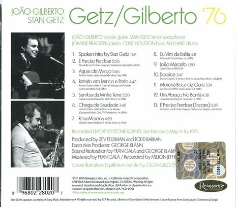 Getz - Gilberto '76 - CD Audio di Stan Getz,Joao Gilberto - 2