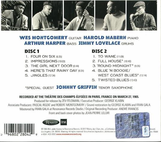 In Paris - CD Audio di Wes Montgomery - 2