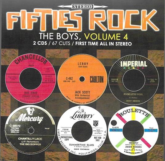 Fifties Rock - The Boys 4-67 - CD Audio