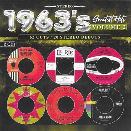 1963's Greatest Hits Vol.2 - CD Audio