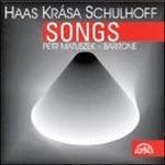 Lieder Op.18nn.1>7,quattro Lieder su Testi Cinesi,tre Lieder X Fl,vl,cor,pf,op.8 - CD Audio di Pavel Haas