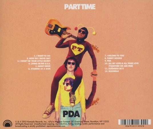 PDA - CD Audio di Part Time - 2