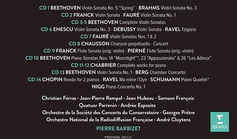 The Complete Erato & HMV Recordings - CD Audio di Pierre Barbizet - 2