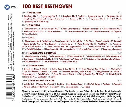 100 Best Beethoven - CD Audio di Ludwig van Beethoven - 2