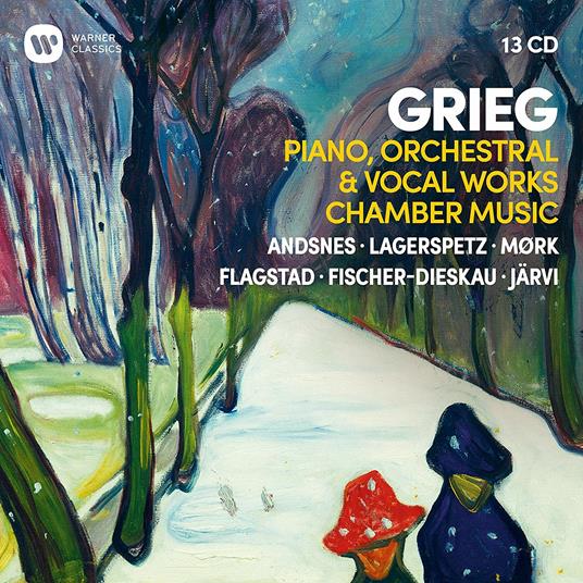 Piano, Orchestral & Vocal Works Chamber Music - CD Audio di Edvard Grieg