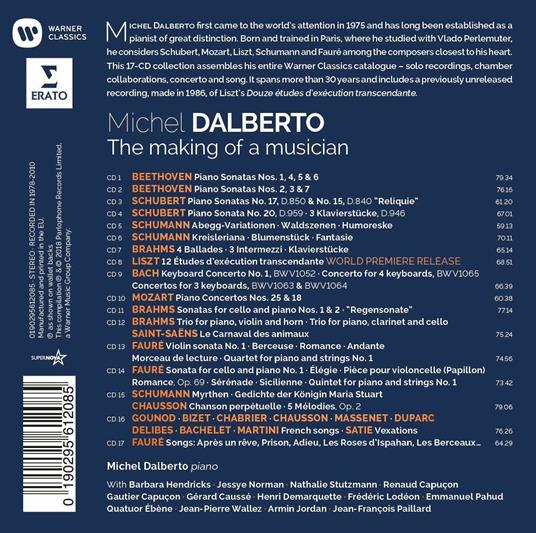 The Complete Erato Recordings - CD Audio di Michel Dalberto - 2