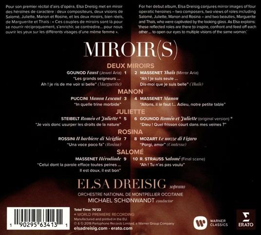 Miroirs - CD Audio di Orchestre National de Montpellier,Elsa Dreisig - 2