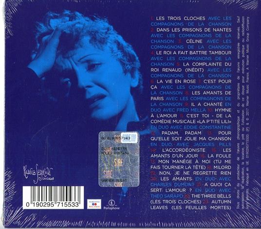 Edith Piaf 2017 - CD Audio di Edith Piaf - 2