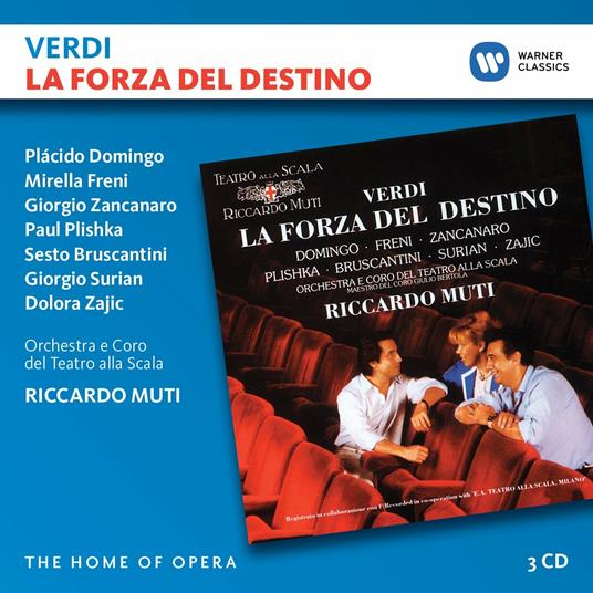 La forza del destino - CD Audio di Placido Domingo,Mirella Freni,Giuseppe Verdi,Riccardo Muti,Orchestra del Teatro alla Scala di Milano