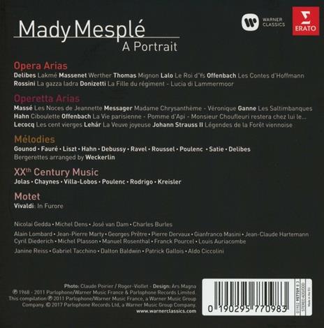 A Portrait - CD Audio di Mady Mesplé - 2