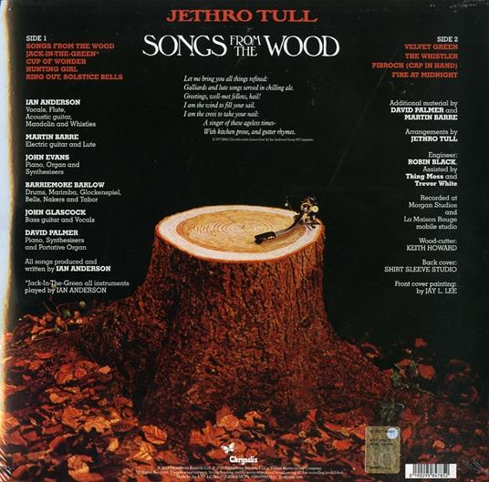 Songs from the Wood - Vinile LP di Jethro Tull - 2