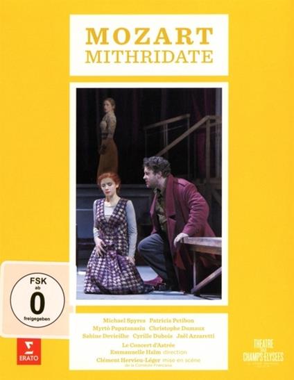Wolfgang Amadeus Mozart. Mitridate (2 DVD) - DVD di Wolfgang Amadeus Mozart,Emmanuelle Haim,Michael Spyres,Sabine Devieilhe