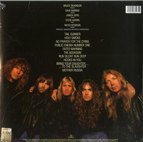No Prayer for the Dying - Vinile LP di Iron Maiden - 2