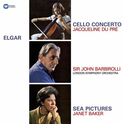 Concerto per violoncello - Sea Pictures - Vinile LP di Edward Elgar,Jacqueline du Pré,Sir John Barbirolli,London Symphony Orchestra