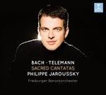 Cantate sacre - CD Audio di Johann Sebastian Bach,Georg Philipp Telemann,Freiburger Barockorchester,Philippe Jaroussky