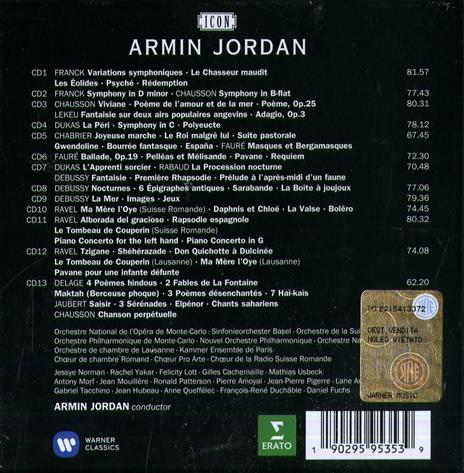 Icon. Armin Jordan - CD Audio di Armin Jordan - 2