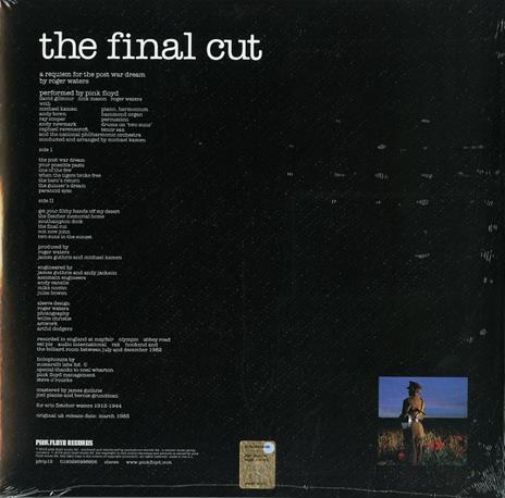 The Final Cut - Vinile LP di Pink Floyd - 2