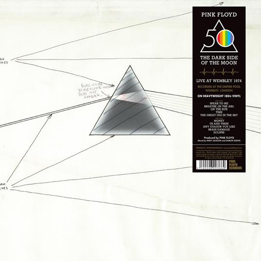 The Dark Side of the Moon. Live at Wembley 1974 - Pink Floyd