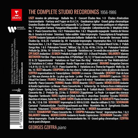 The Complete Studio Recordings 1956-1986 - CD Audio di György Cziffra - 3