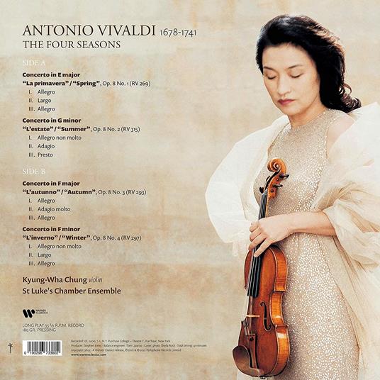 The Four Seasons (Le quattro stagioni) - Vinile LP di Antonio Vivaldi,Kyung-Wha Chung - 2