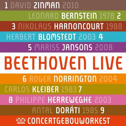 Symphonies Nos. 1-9 - CD Audio di Ludwig van Beethoven,Royal Concertgebouw Orchestra