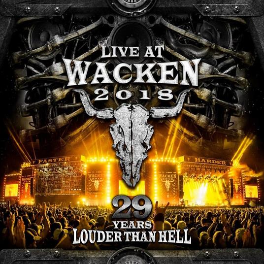 Live at Wacken 2018. 29 Years Louder Than Hell - CD Audio + DVD