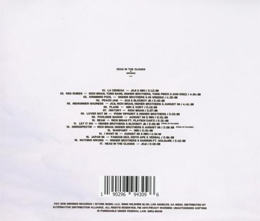 Head in the Clouds - CD Audio di Eighty Eight Rising