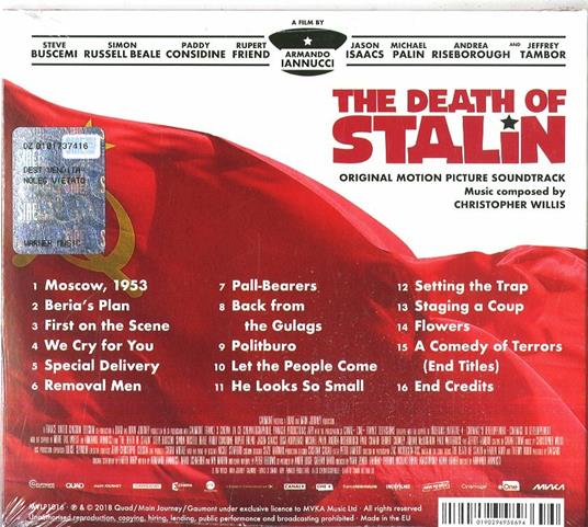 The Death of Stalin (Colonna sonora) - CD Audio di Christopher Willis - 2